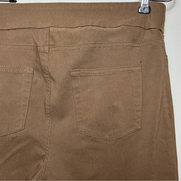 Soft Surroundings Brown Super Stretch High Rise Capri Cropped Pants Sz S - Picture 5 of 5